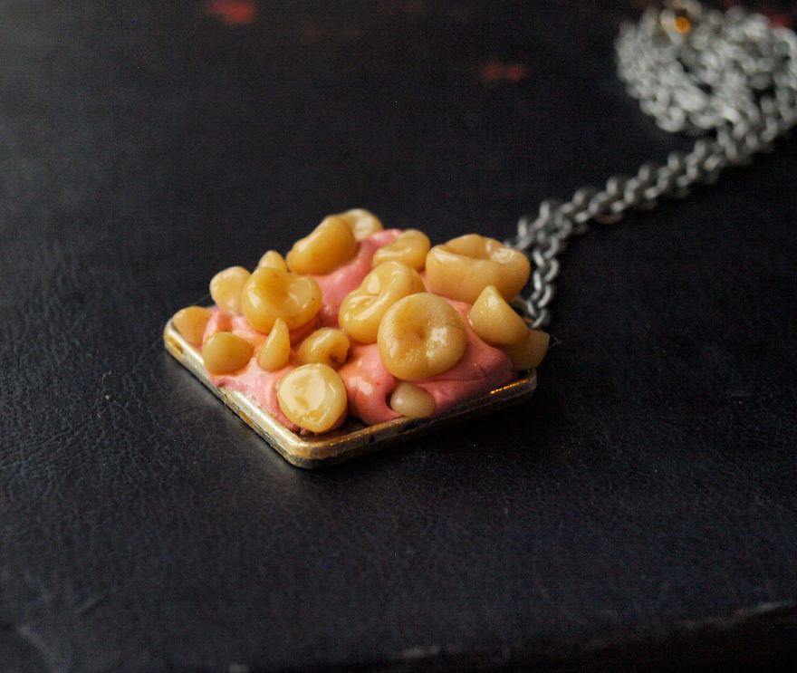 I Made This Teeth Jewelry Of Polymer Clay