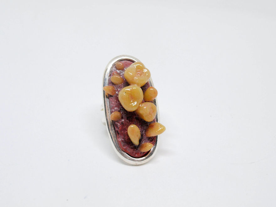 I Made This Teeth Jewelry Of Polymer Clay