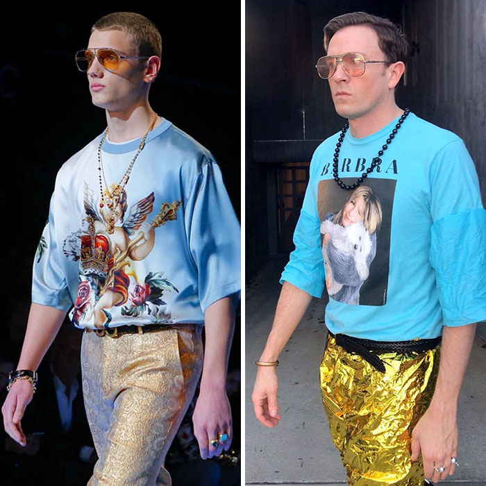 Tom Lenk As Dolce Gabbana Model