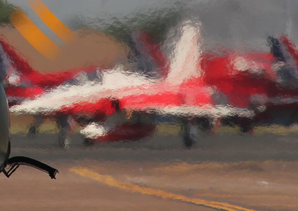 Heat Haze Caused By Jet Engine Exhaust