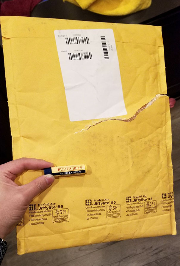 So This Was The Packaging For My Free Chapstick