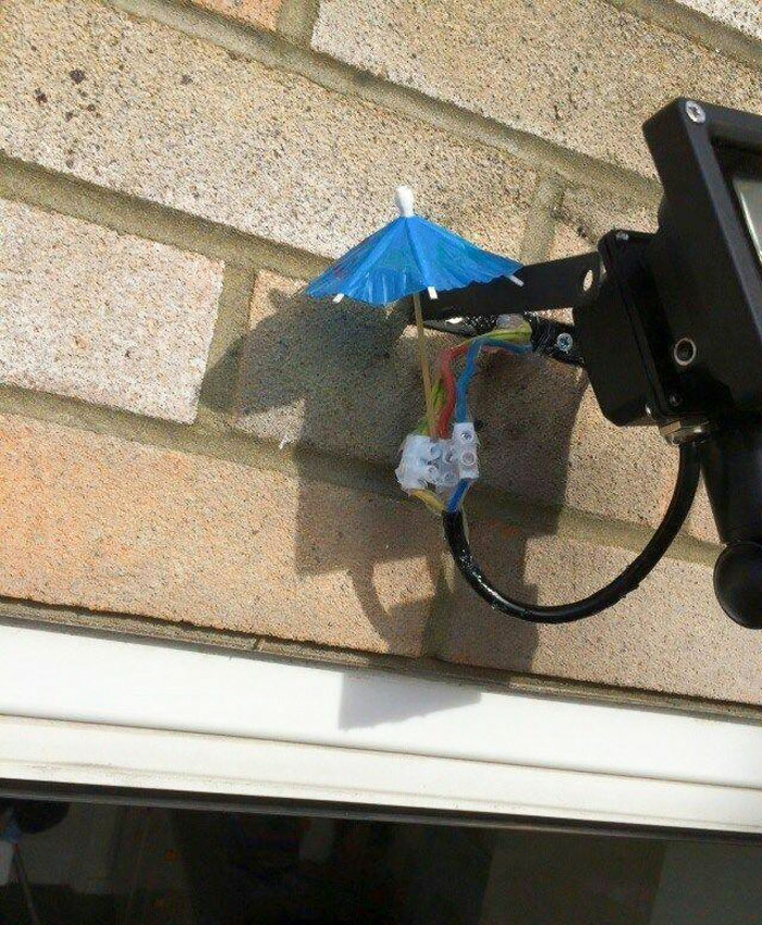 Waterproofed The Wires Boss