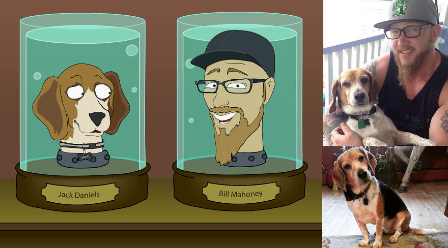 I Draw Portraits Of Random People In The Style Of Futurama I Draw Portraits Of Random People In The Style Of Futurama