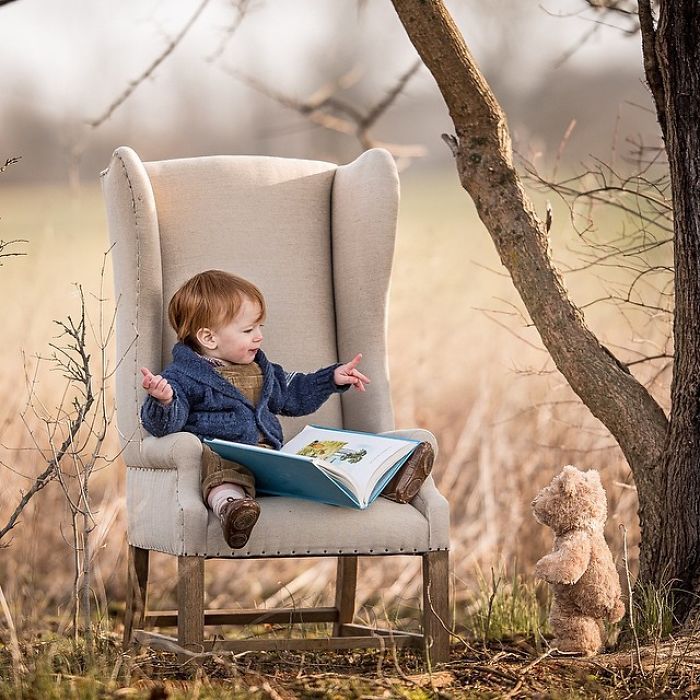 I’ve Been Taking Photos Of My Kids With Their Brother Bear For Years