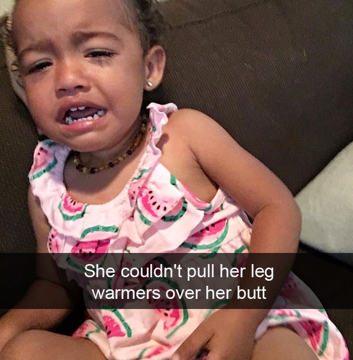 She Couldn't Pull Her Leg Warmers Over Her Butt