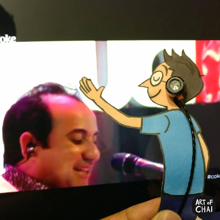 Chai Listening And Swaying To 'Afreen Afreen', One Of His Current Favorite Songs