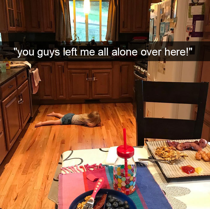 "You Guys Left Me All Alone Over Here!"