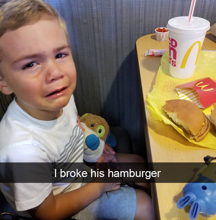 I Broke His Hamburger