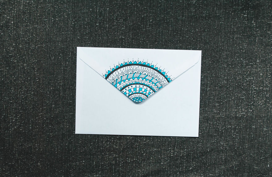 I Turn Cheap Envelopes Into Special Gifts With Hand Drawing I Turn Cheap Envelopes Into Special Gifts With Hand Drawing
