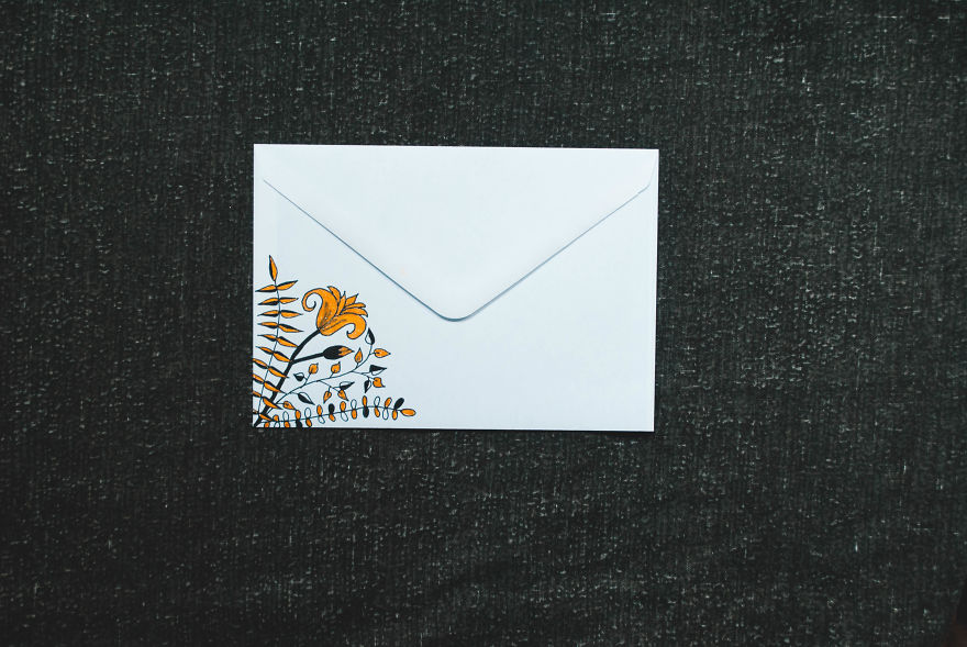 I Turn Cheap Envelopes Into Special Gifts With Hand Drawing