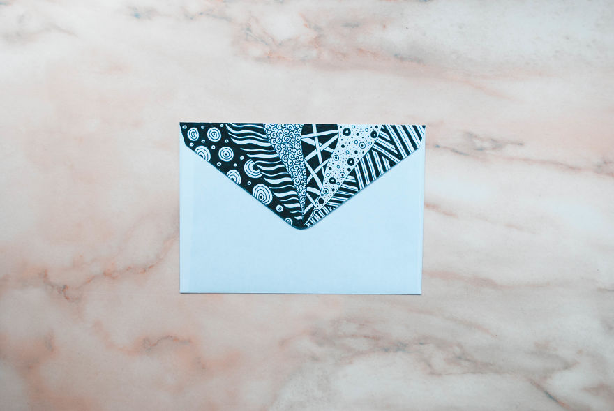 I Turn Cheap Envelopes Into Special Gifts With Hand Drawing