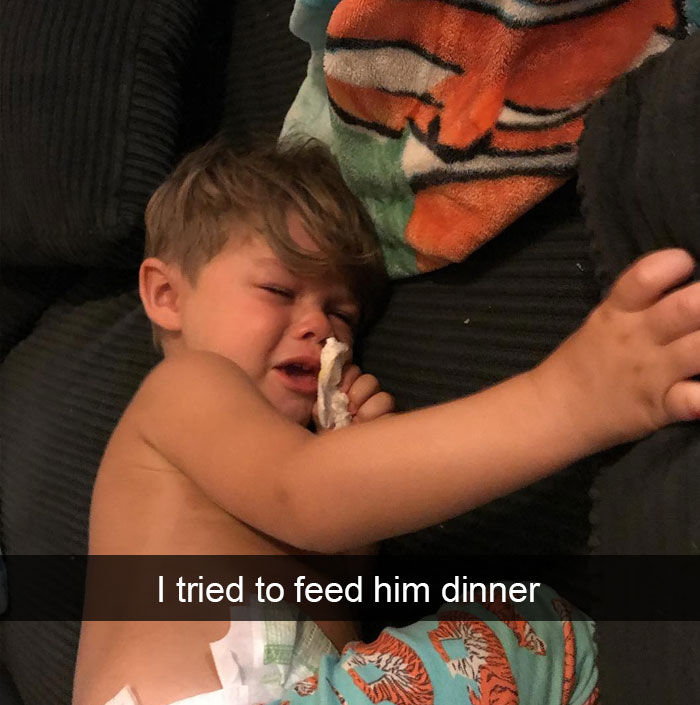 I Tried To Feed Him Dinner