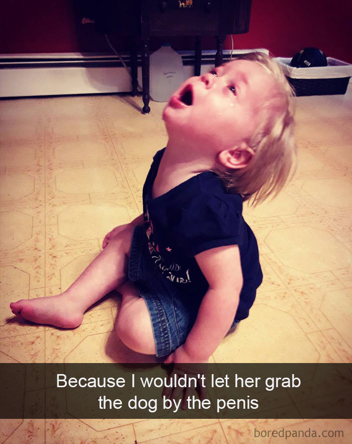 Because I Wouldn't Let Her Grab The Dog By The Penis