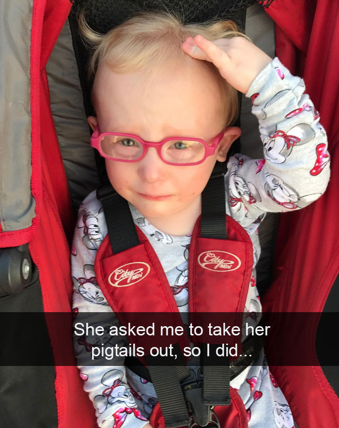 She Asked Me To Take Her Pigtails Out, So I Did