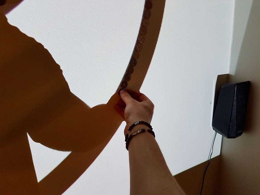 I Had +1,000 Coins Lying Around - So I Decided To Make Some Positive Wall Art With Them! I Had +1,000 Coins Lying Around - So I Decided To Make Some Positive Wall Art With Them!