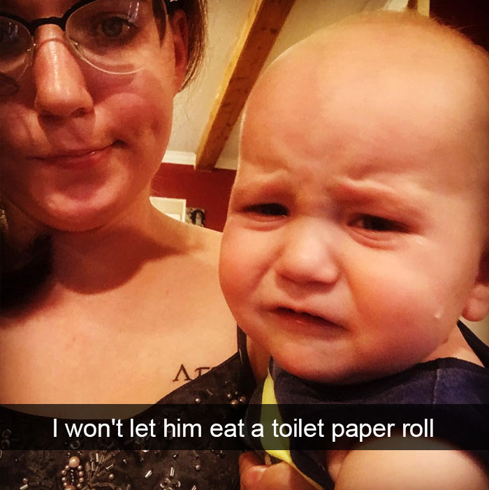 I Won't Let Him Eat A Toilet Paper Roll