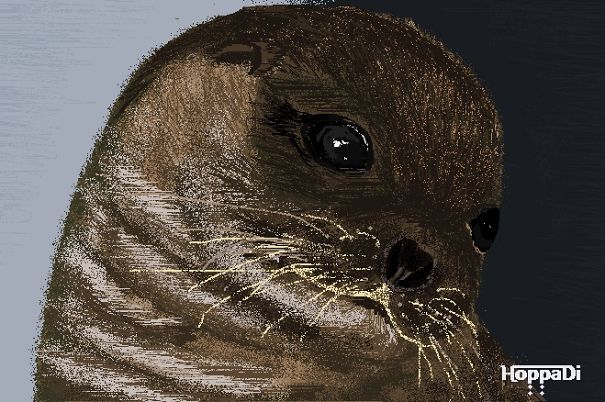 I Draw With A Computer Mouse In The Easiest Paint Program