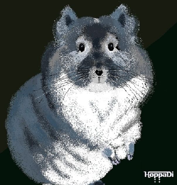 I Draw With A Computer Mouse In The Easiest Paint Program