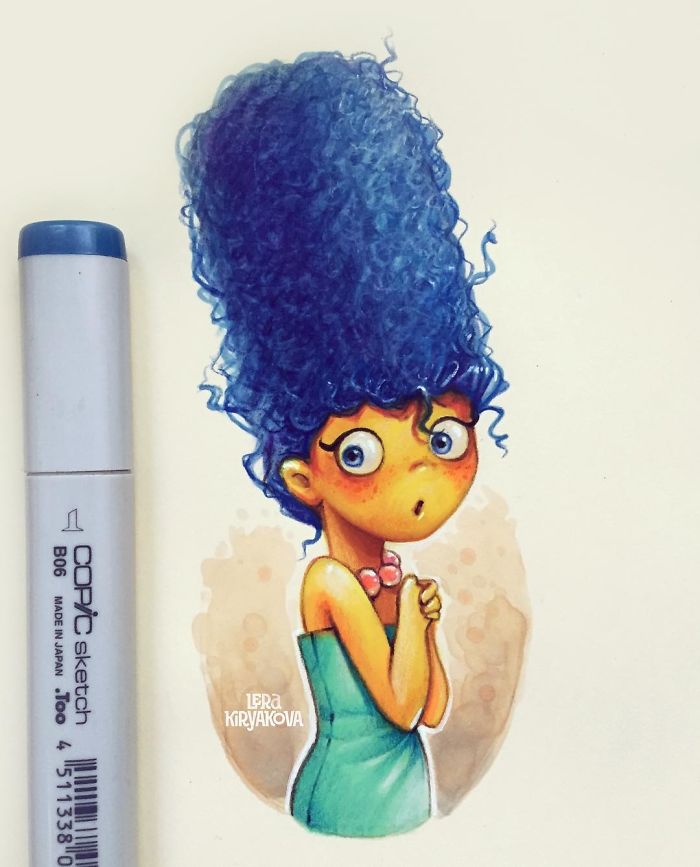 Russian-Artist-Draws-New-Portraits-Cartoons-Of-Celebrities