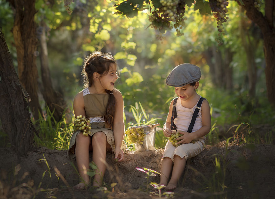 I Decided To Take Pictures Of Children With Fruits To Connect Them With Nature