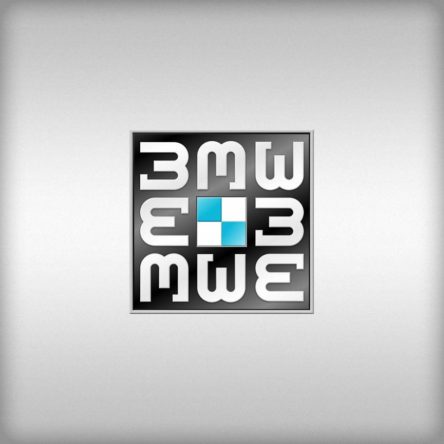 I've Turned Some Big Brand Names Into Ambigrams. Upside Down, Round And Round!