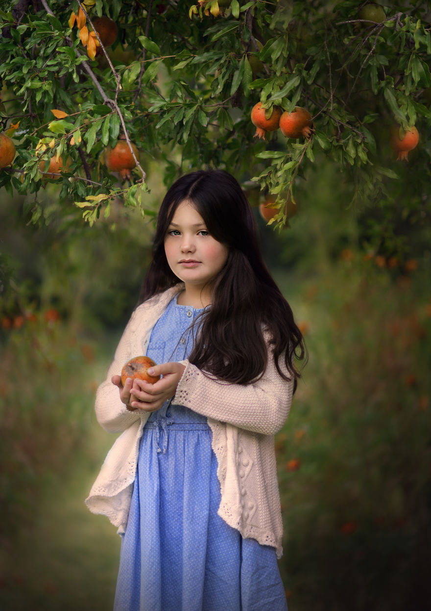 I Decided To Take Pictures Of Children With Fruits To Connect Them With Nature