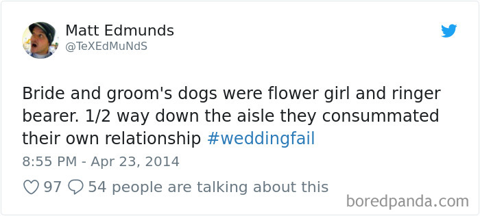 Wedding Fail Tweets