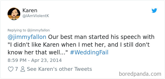 Wedding Fail Tweets