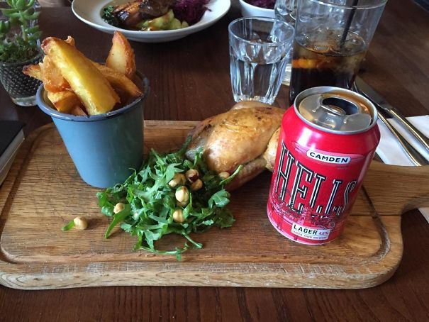 The Chopping Board Is The Least Of It. Inside The Camden Hells Can Is... Gravy
