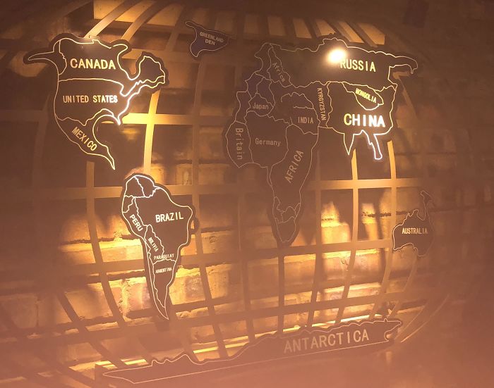 This Map I Found At A Local Bar