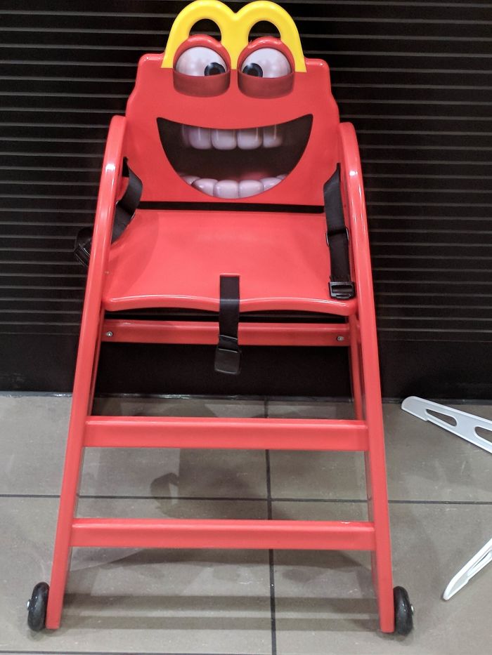 These High Chairs At Mcdonald's Are Horrifying