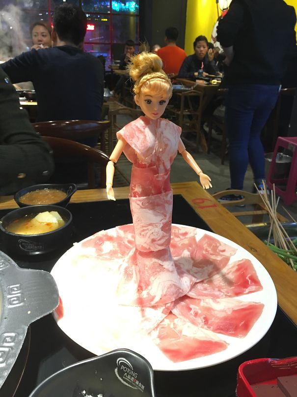 Technically This Meat Is Served On A Plate, But...