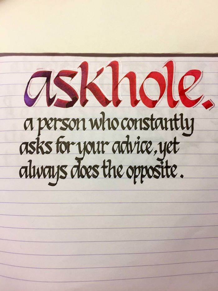 Word Of The Day! With A Subtle Gradient