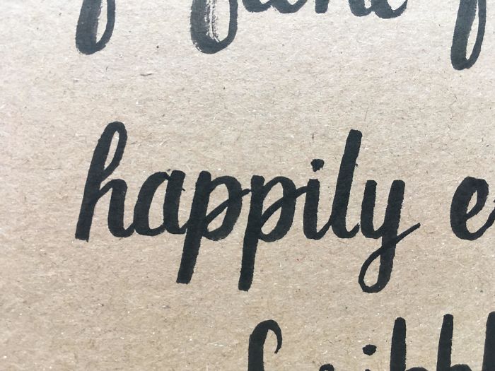 I Recently Started Scribbling On Brown Paper. Really Happy How This One Turned Out