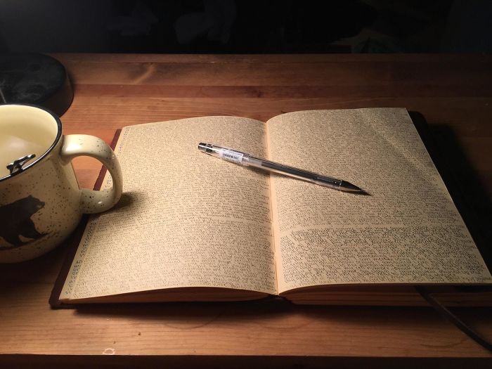 People Usually Freak Out At My Tiny Writing. Should Have 100,000 Written At 800 A Page When It's Full