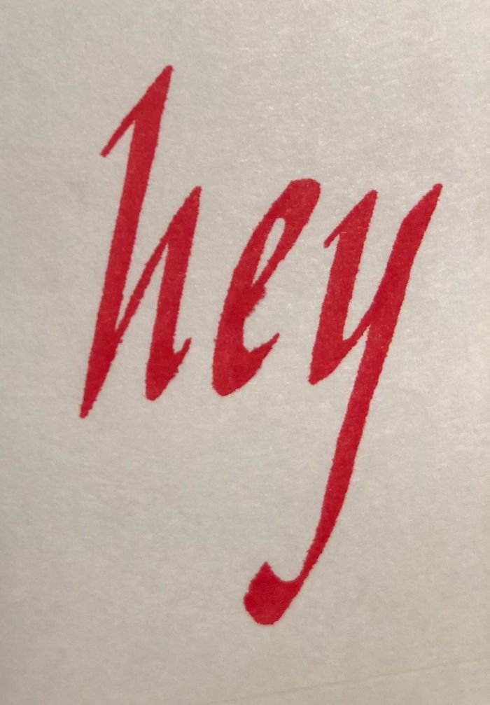 I Got My Very First Fountain Pen Today. I Haven’t Looked At Any Tutorials Or Rules Yet, So I’m Pretty Stoked Off This “Hey”