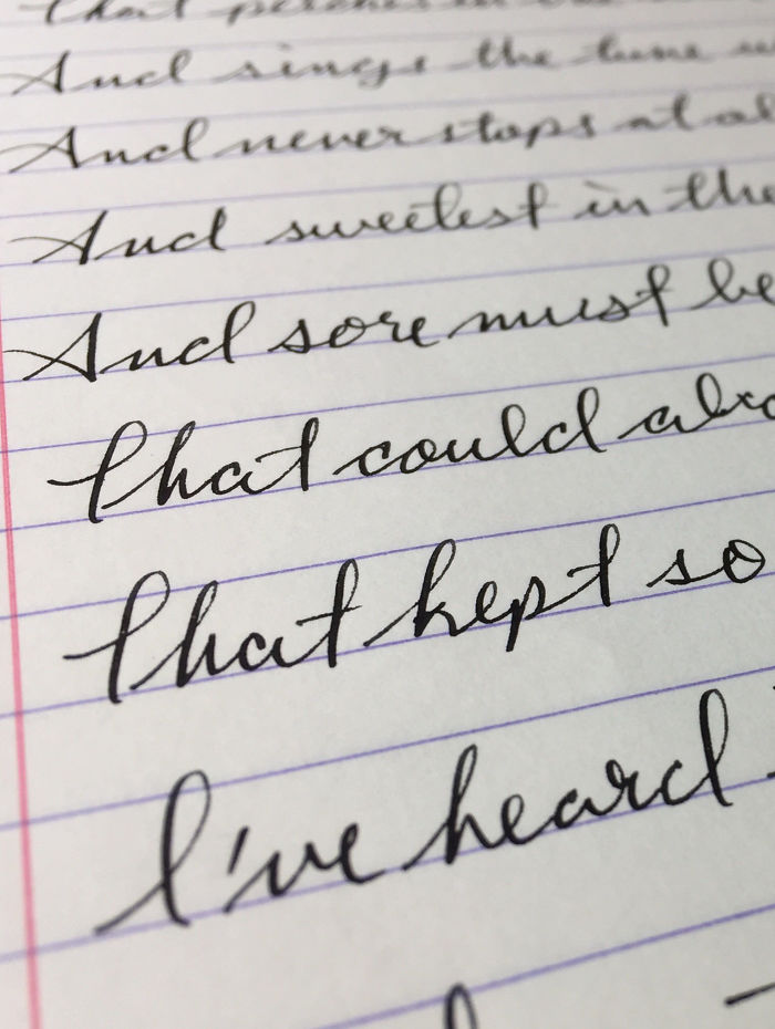 These Lines Started Off On The Write Track