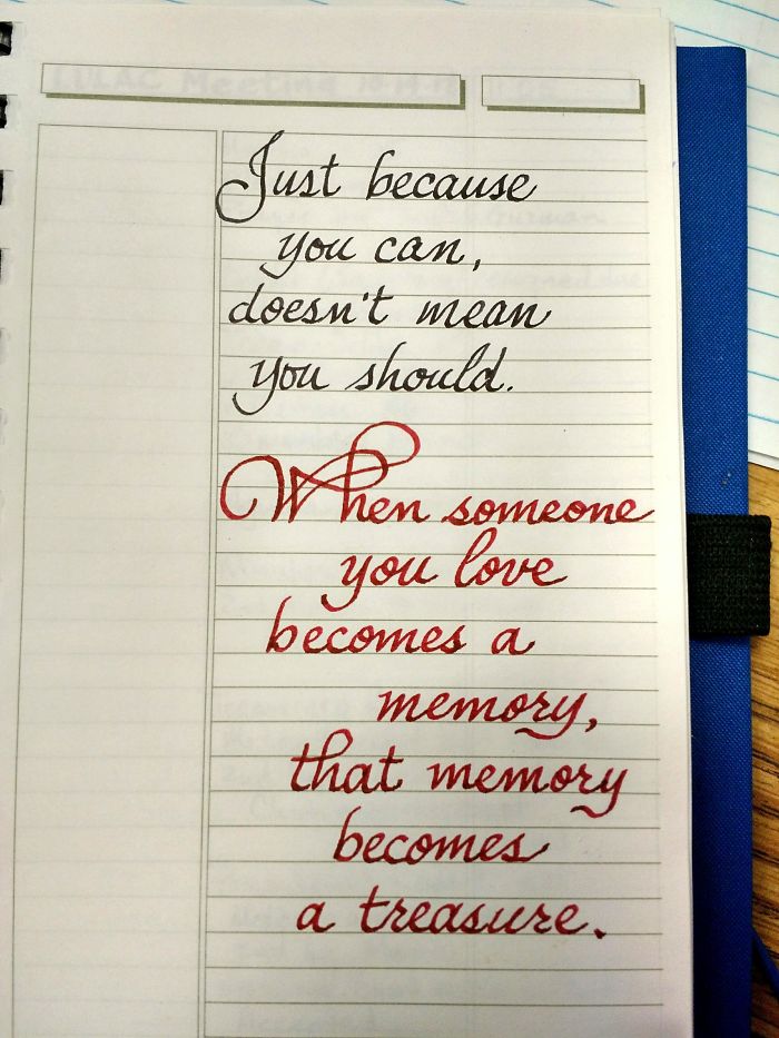 My Teacher's Wholesome Notes