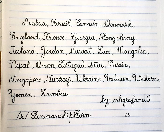 I Still Know How To Do The 1st Alphabet I Learnt (5, 6 Years Old) - And Kept Improving It During The Years