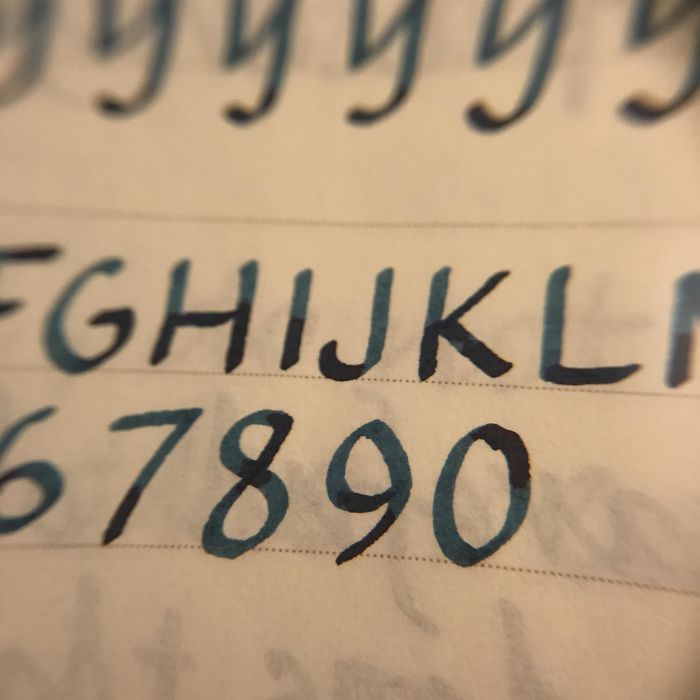 Wrote A Perfect "J" While Practicing Italics... I Have Hit My Life's Peak