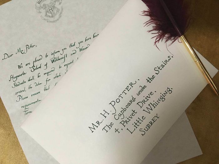 I Wrote A Hogwarts Acceptance Letter