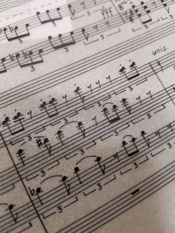 One Of My Composition Professor's Perfect Handwritten Orchestral Scores