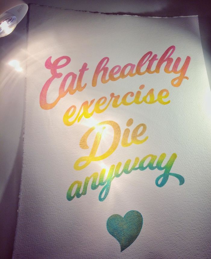 A Poster I Painted With Dr Ph Martin's Hydrus Liquid Watercolours