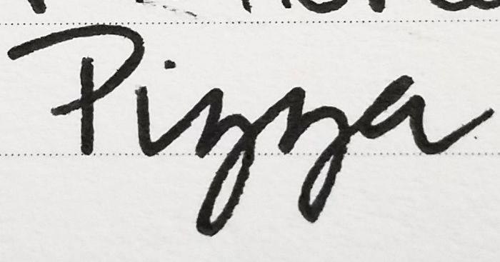 Accidental Masterpiece While Journaling: "Pizza"