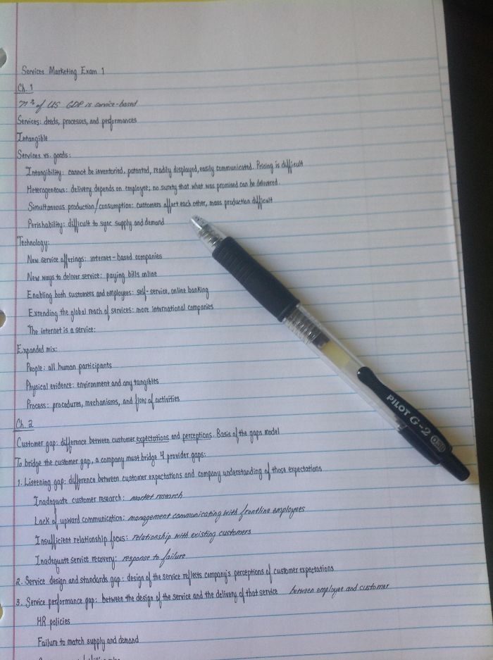 First Exam Of The Semester