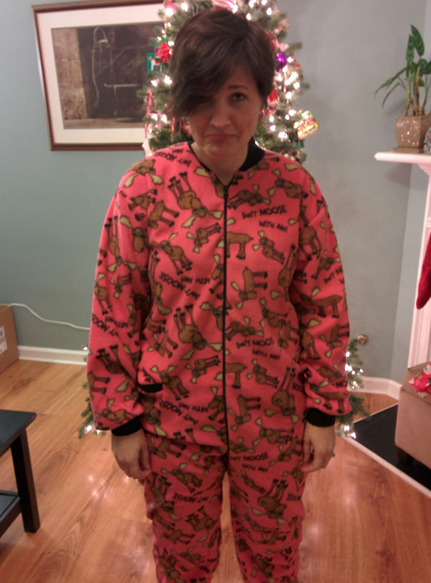 My Christmas Present From My Parents, It Even Has A Butt-Flap. I'm 39-Years-Old