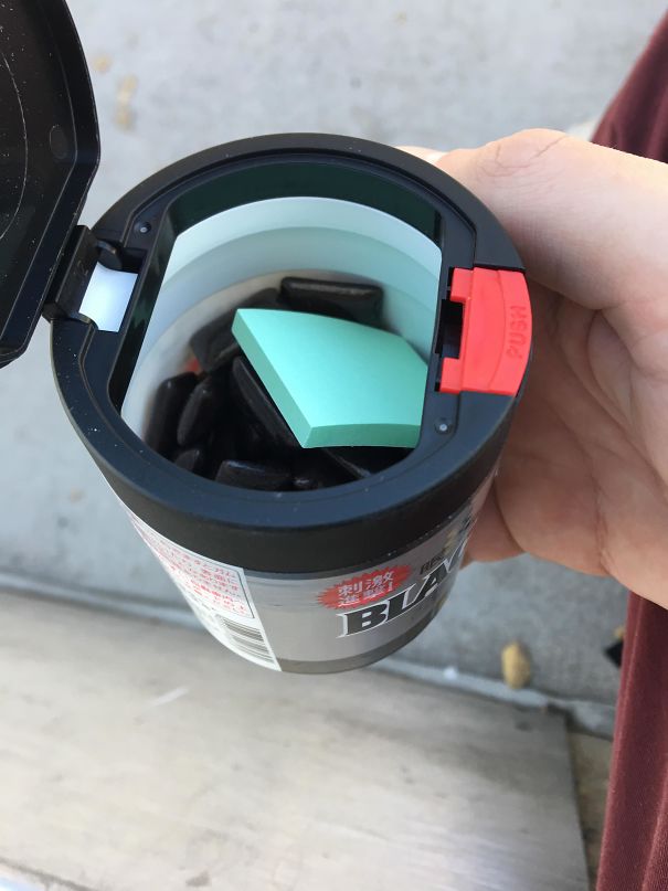 This Japanese Gum I Have Came With Little Pieces Of Paper Inside For You To Spit Your Gum In To When You’re Finished With It