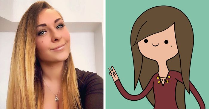 Girl Challenges Herself To Draw A Self-Portrait In 50 Cartoon Styles, And The Result Is Unbelievably Spot On