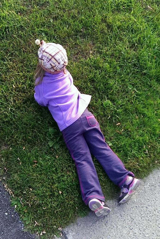 Told Her She Couldn't Walk On Lawns To Pick Flowers. She Found A Loophole
