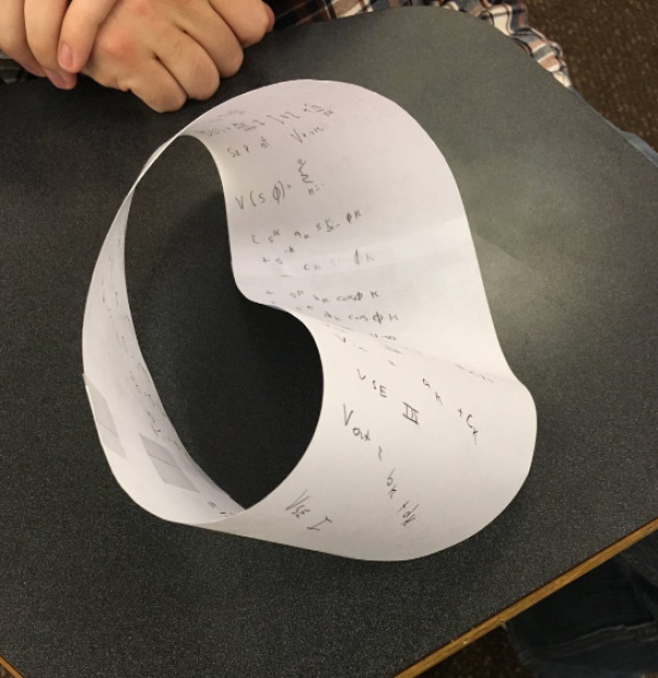 When You Get Told You Can Only Use One Side Of Piece Of Paper To Write Formulas For The Final